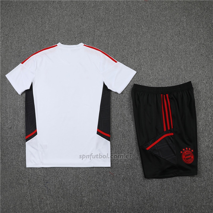 Chandal del Bayern Munich Manga Corta 2022-2023 Blanco - Pantalon Corto